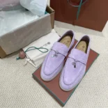 Loro Piana Unisex Summer Charms Walk Loafers-Purple