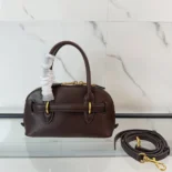 Miu Miu Women Aventure Nappa Leather Top-handle Bag-Bordeaux