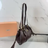 Miu Miu Women Joie Nappa Leather Bag-Bordeaux 5BG306