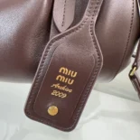 Miu Miu Women Joie Nappa Leather Bag-Bordeaux 5BG306
