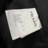 Prada Women Re-Nylon Blouson Jacket with Triangle Logo-Black