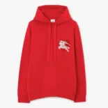 Burberry Men EKD Motif Cotton Sweatshirt-Red