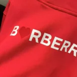 Burberry Men EKD Motif Cotton Sweatshirt-Red