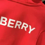Burberry Men EKD Motif Cotton Sweatshirt-Red