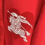 Burberry Men EKD Motif Cotton Sweatshirt-Red