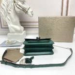 Bvlgari Women Mini Serpenti Forever East-West Shoulder Bag-Green