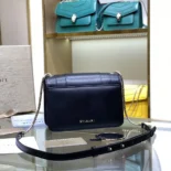 Bvlgari Women Serpenti Forever East-West Shoulder Bag-Black