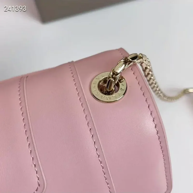 Bvlgari Women Serpenti Forever East-West Shoulder Bag-Pink