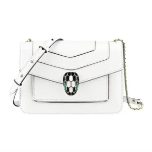 Bvlgari Women Serpenti Forever East-West Shoulder Bag-White