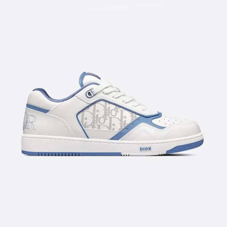Dior Unisex Dior and Hylton Hel B27 Uptown Low-top Sneaker White and Blue