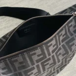Fendi Unisex FF Jacquard Fendi Melon Small FF Bag