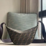 Fendi Unisex FF Jacquard Fendi Melon Small FF Bag