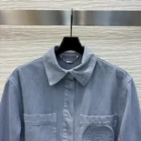 Fendi Women Blue Denim Go-To Jacket FLF677ASMBF1RX3