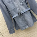 Fendi Women Blue Denim Go-To Jacket FLF677ASMBF1RX3