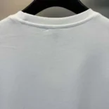 Loewe Men Glitch Anagram T-shirt in Cotton-White/Red