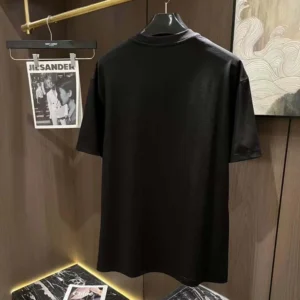 Loewe Men Loewe Men Loose Fit T-shirt in Cotton-Black/Beige