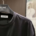 Loewe Men Loewe Men Loose Fit T-shirt in Cotton-Black/Beige