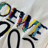 Loewe Men Loose Fit T-shirt in Cotton-White/Black