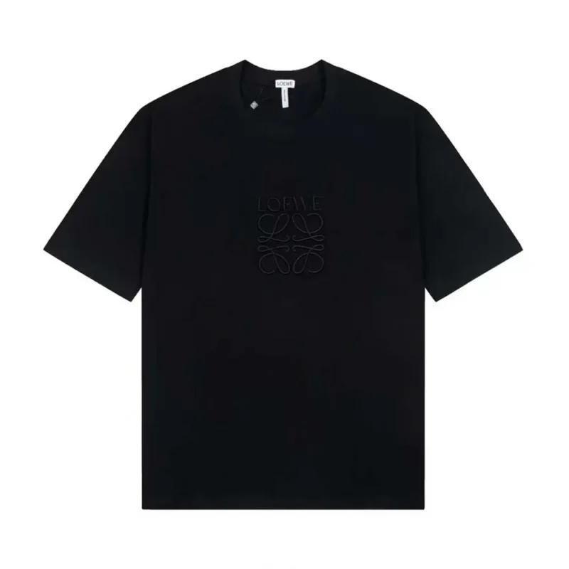 Loewe Men Oversize fit T-shirt in Cotton-Black