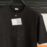 Loewe Men Oversize Fit T-shirt in Cotton-Black