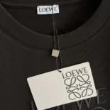 Loewe Men Oversize Fit T-shirt in Cotton-Black