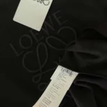Loewe Men Oversize Fit T-shirt in Cotton-Black