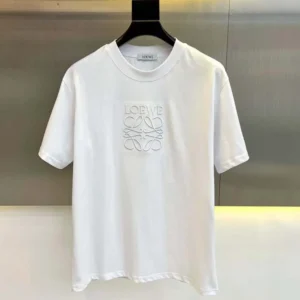 Loewe Men Oversize fit T-shirt in Cotton-White