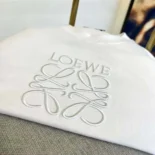 Loewe Men Oversize fit T-shirt in Cotton-White
