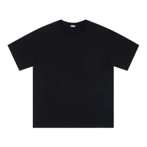 Loewe Men Relaxed Fit T-shirt in Cotton-Black