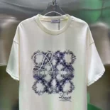 Loewe Men Short Sleeve T-shirts in Cotton-White