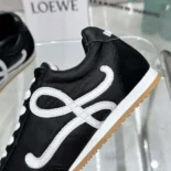 Loewe Unisex Ballet Runner 2.0 in Nylon and Calfskin-Black LLBR282X01