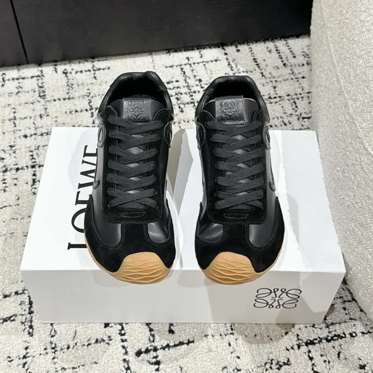 Loewe Unisex Ballet Runner 2.0 in Soft Calfskin-Black LLBR282X03