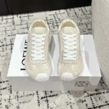 Loewe Unisex Ballet Runner 2.0 in Soft Calfskin-White LLBR282X03
