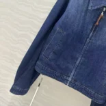 Miu Miu Women Denim Trucker Jacket GWB25216T8