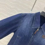 Miu Miu Women Denim Trucker Jacket GWB25216T8