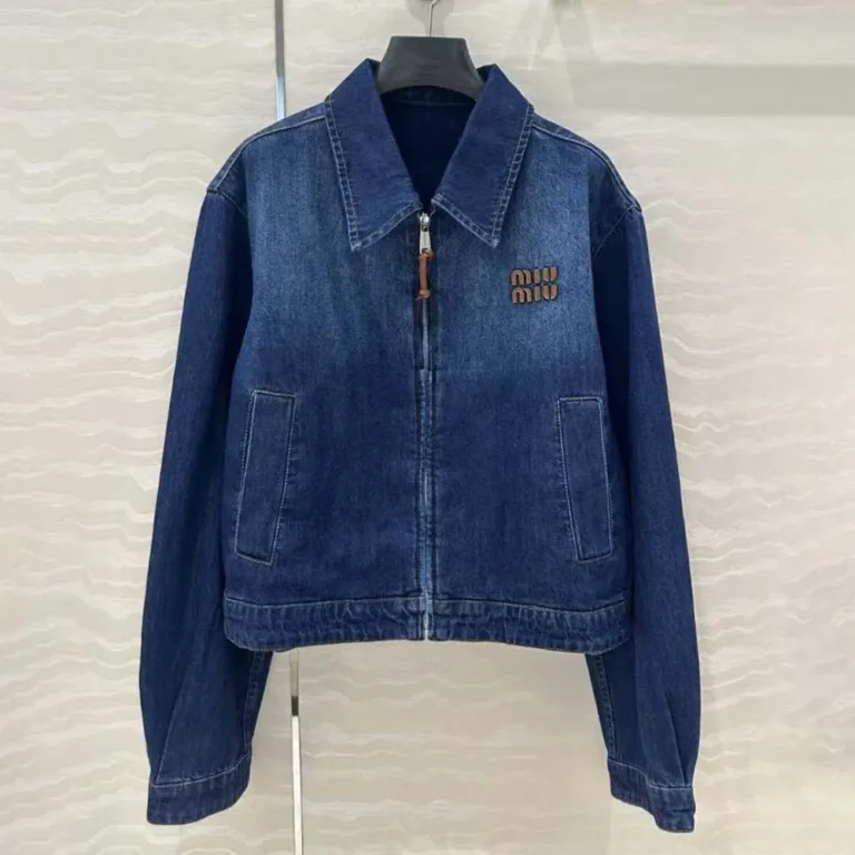 Miu Miu Women Denim Trucker Jacket GWB25216T8
