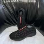 Prada Men Americas Cup Knit Slip-On-Black