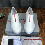 Prada Men Americas Cup Knit Slip-On-White