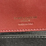 Saint Laurent YSL Women Loulou Medium in Matelasse Lambskin-Bordeaux