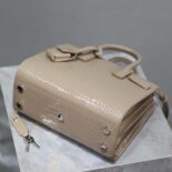 Saint Laurent YSL Women Sac De Jour in Crocodile Embossed Leather Nano-Sandy