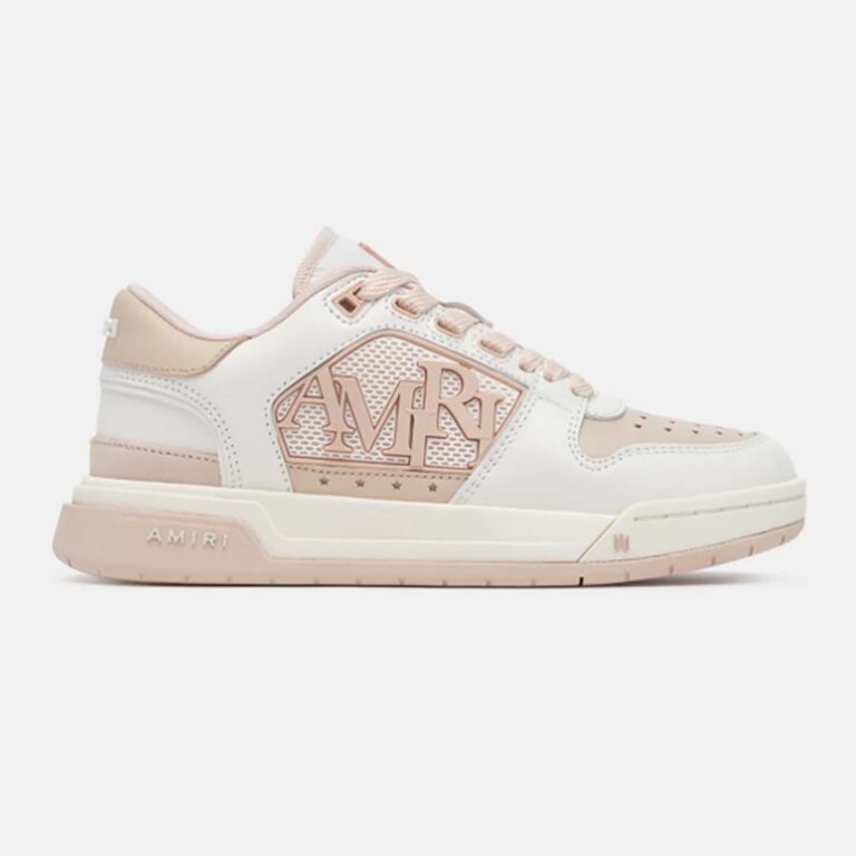 Amiri Women Classic Low White/Pink AWFOSR1084