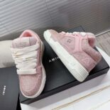 Amiri Women Crystal Ma-1 Vintage-Pink AWFOSR1101