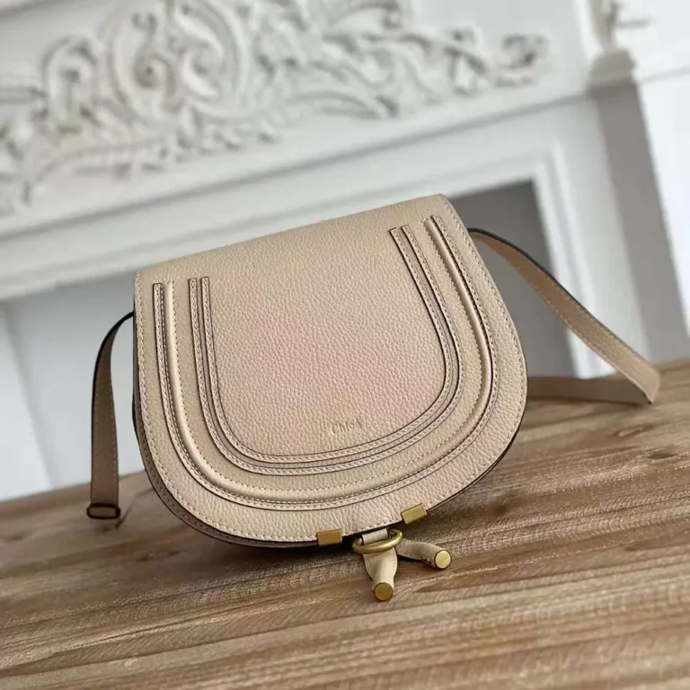 Chloe Women Marcie Small Saddle Bag-Sandy