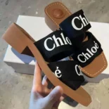 Chloe Women Woody Heeled Mule-Black CHC22U550Z3001
