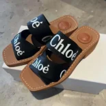 Chloe Women Woody Heeled Mule-Black CHC22U550Z3001