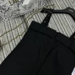 Dior Women Blouse Black Cotton Poplin 521B87A3356_X9000