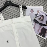 Dior Women Blouse White Cotton Poplin 521B87A3356_X0100