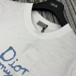 Dior Men DIOR AND HYLTON NEL T-Shirt Relaxed Fit White Cotton Jersey