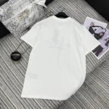 Dior Men DIOR AND HYLTON NEL T-Shirt Relaxed Fit White Cotton Jersey