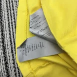 DIOR AND HYLTON NEL T-Shirt Relaxed Fit Yellow Cotton Jersey